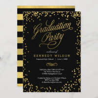 Shiny Confetti ÉDITABLE Fête de graduation de coul