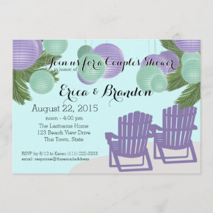 Invitation Shower de Beach