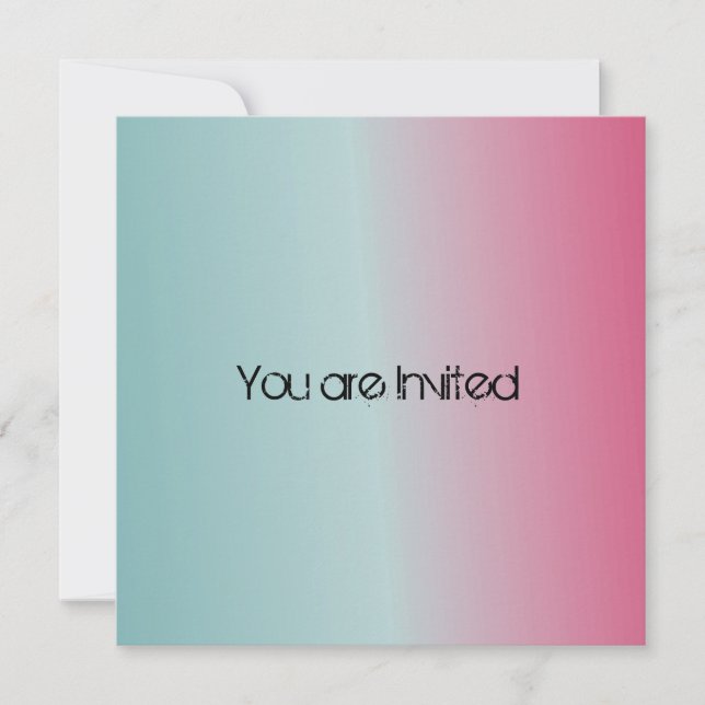 Invitation Shower pour bébé bleu (Devant)