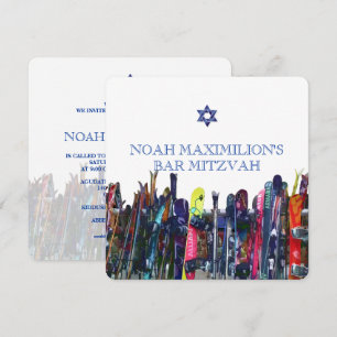 Invitation Shreddin le Gnar ! Snowboard Mitzvah/DO-IT-YOURSEL