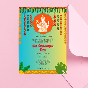 Invitation Shri Satyanarayan Pooja Hindu