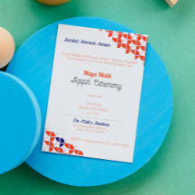 SHRIMPLY White Orange Motif, Baby shower Aqiqah