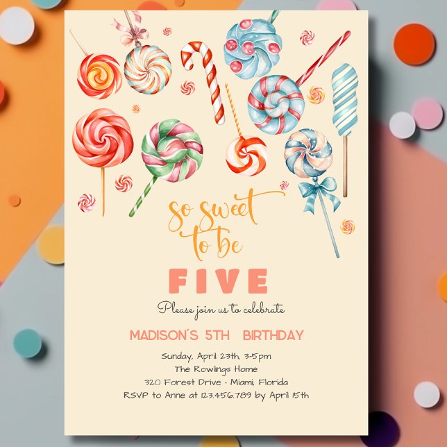 Invitation Si doux pour être anniversaire de enfant (Créateur téléchargé)