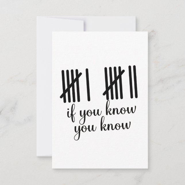 Invitation Si vous savez, vous savez Six Sept 6 7 Mathématiqu (Devant)