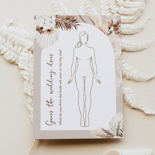 Invitation SIERRA Boho Devine Le Jeu De Fête des mariées De R (Créateur téléchargé)