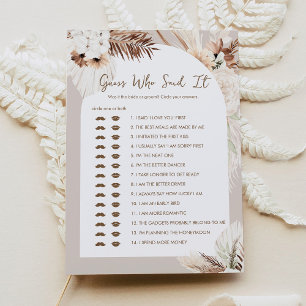 Invitation SIERRA Boho Devine Qui A Dit Qu'Il Fête des mariée