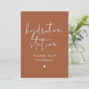 Invitation SIGNE DE LA GARE D'Hydratation CORIANDER Boho Terr