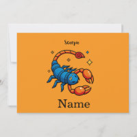 Signe du zodiaque Scorpion Horoscope Pop Art Migno
