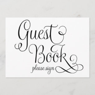 Invitation Signer le signe Mariage,