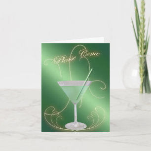 Invitation S'Il Vous Plaît, Venez À L'Invitation Du Cocktail 