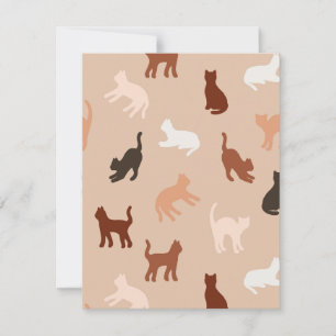 Invitation Silhouette de chat