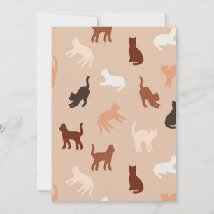 Invitation Silhouette de chat