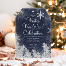 Silver bleu snowflake entreprise hiver merveilleus