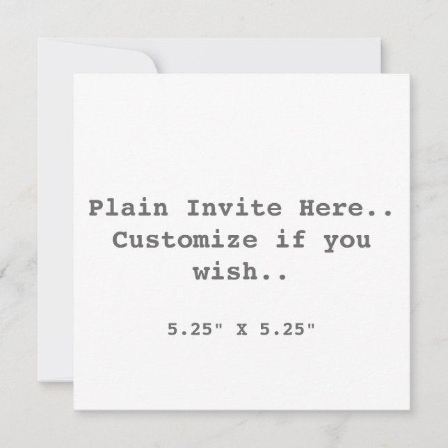 Invitation simple.. (Devant)