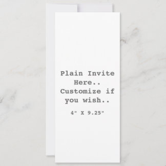 Invitation simple..