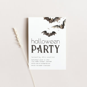 Invitation simple à la fête d'Halloween