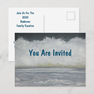 Invitation simple à un rassemblement de vacances à