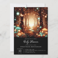 Simple Baby shower forestier majestueux enchanté