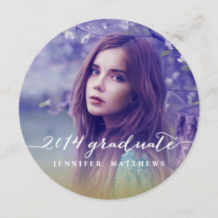 Invitation simple Chalkboard Graduation Party