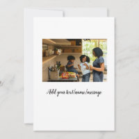 simple collage de photos nom famille maman minimal