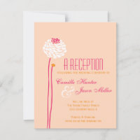 Simple Dahlia - Réception Rose & Orange