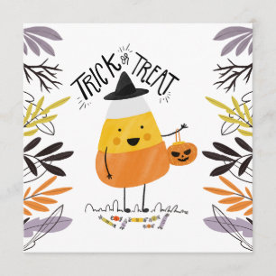 Invitation simple de la partie de Halloween de