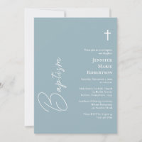 Simple Élégant Baptême Catholique Romain
