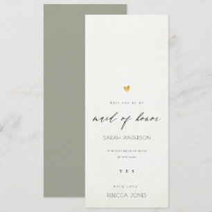 Invitation SIMPLE ÉLÉGANT GRIS GOLD TYPOGRAPHIE domestique d'