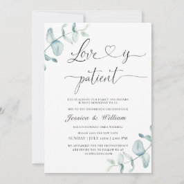 Invitation Simple élégant Modifier la date aquarelle
