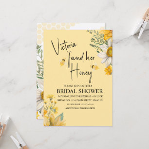 Invitation Simple Elle a trouvé sa Baby Shower de mariage abe