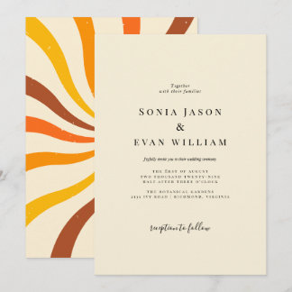 Invitation simple esthétique pastel | juste mariés