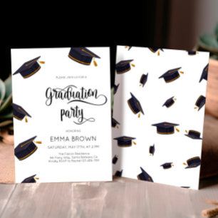 Invitation Simple Grad Party Invitation, Graduation 2024