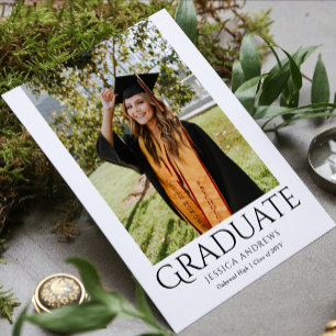 Invitation Simple Graduation Design moderne moderne photo de