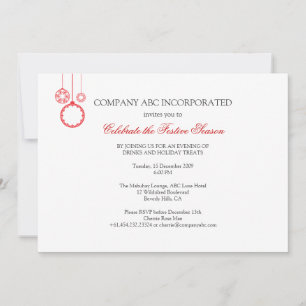 Invitation Simple Holiday Corporate Party