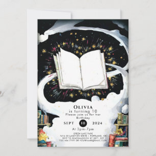 Invitation Simple Kids Fairytale Histoire Anniversaire