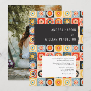 Invitation Simple minimaliste Mariage moderne du milieu du si