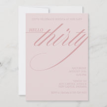 Simple Moderne 30e Anniversaire