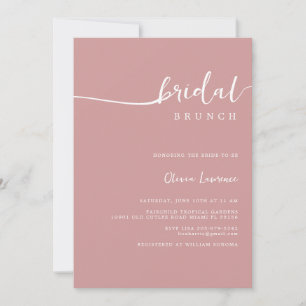 Invitation Simple moderne écriture manuscrite script Brunch n