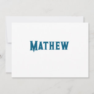 Invitation simple monogramme de lettre initiale ajoutez votre