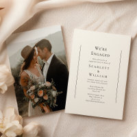 Simple photo minimale traditionnelle Nous sommes e