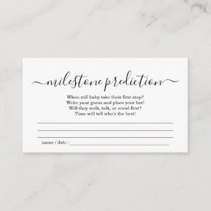 Invitation simple pour la fête prénatale de prédic