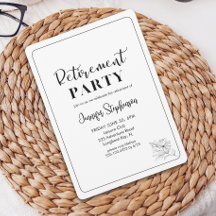 Simple Typographie Florale Élégante pour une Fête