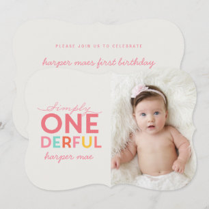 INVITATION SIMPLEMENT ONÉRÉ MERVEILLEUX