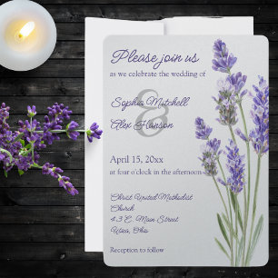 Invitation Simples Brins de Lavande 
