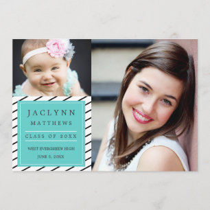 Invitation Simply Chic Photo Graduation Party