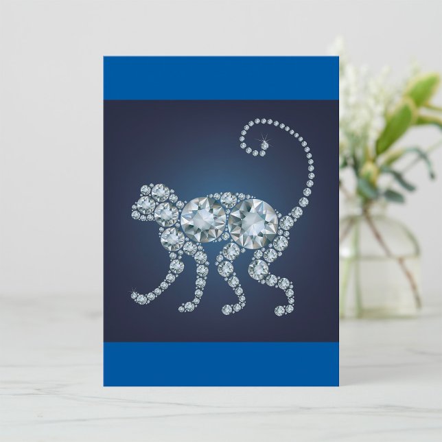 Invitation Singe diamant (Créateur téléchargé)