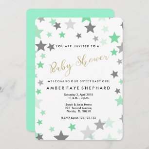 Invitation Sip and See invitation, nouveau bébé, fête d'accue