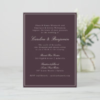 Site Web de Mariage Formel Classique avec Bordure