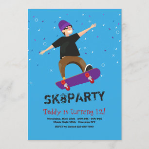 Invitation Skateboarder