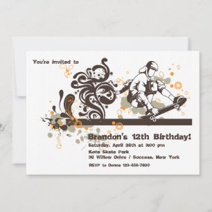 Invitation Skateboarder